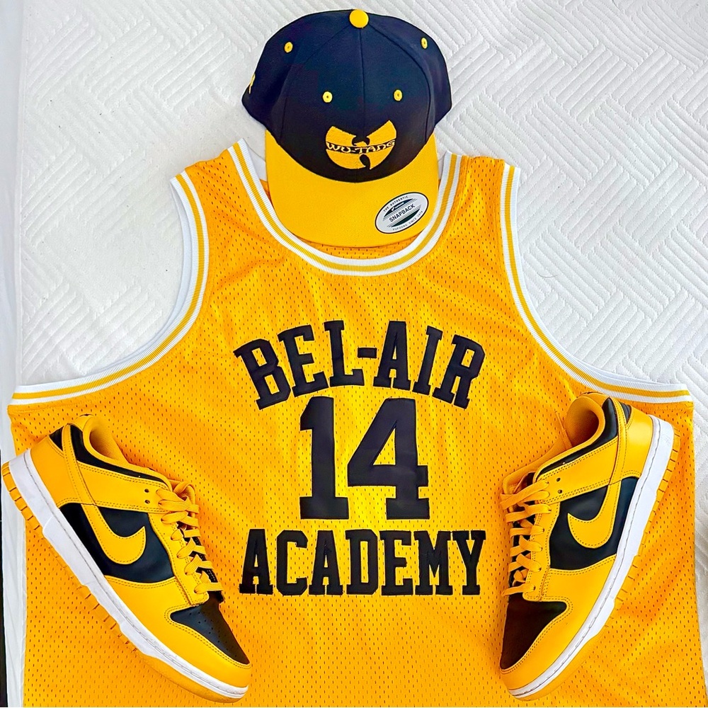 Golden Era Pack | Wu-Tang Snap | Nike Dunks Sz 11 | Fresh Prince Jersey Sz 3XL